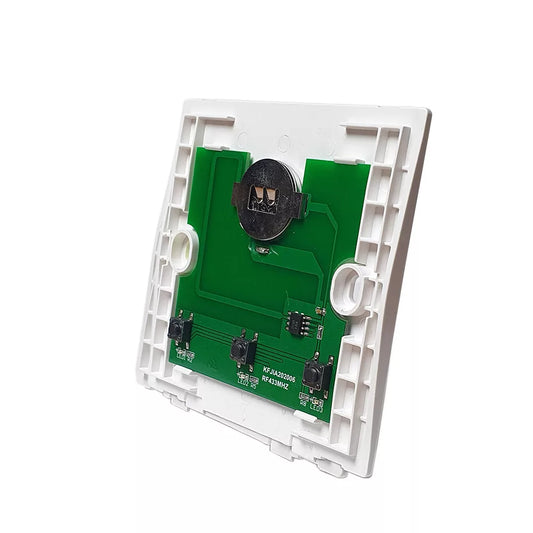 SmartWise BRF3-NFP, a 3-button wireless RF parede switch, sem front painel