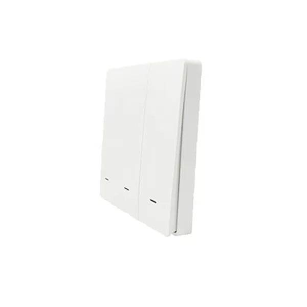 SmartWise BEREM3 Bluetooth (eWeLink-Remote) wireless switch com 3 button, branco push button front painel