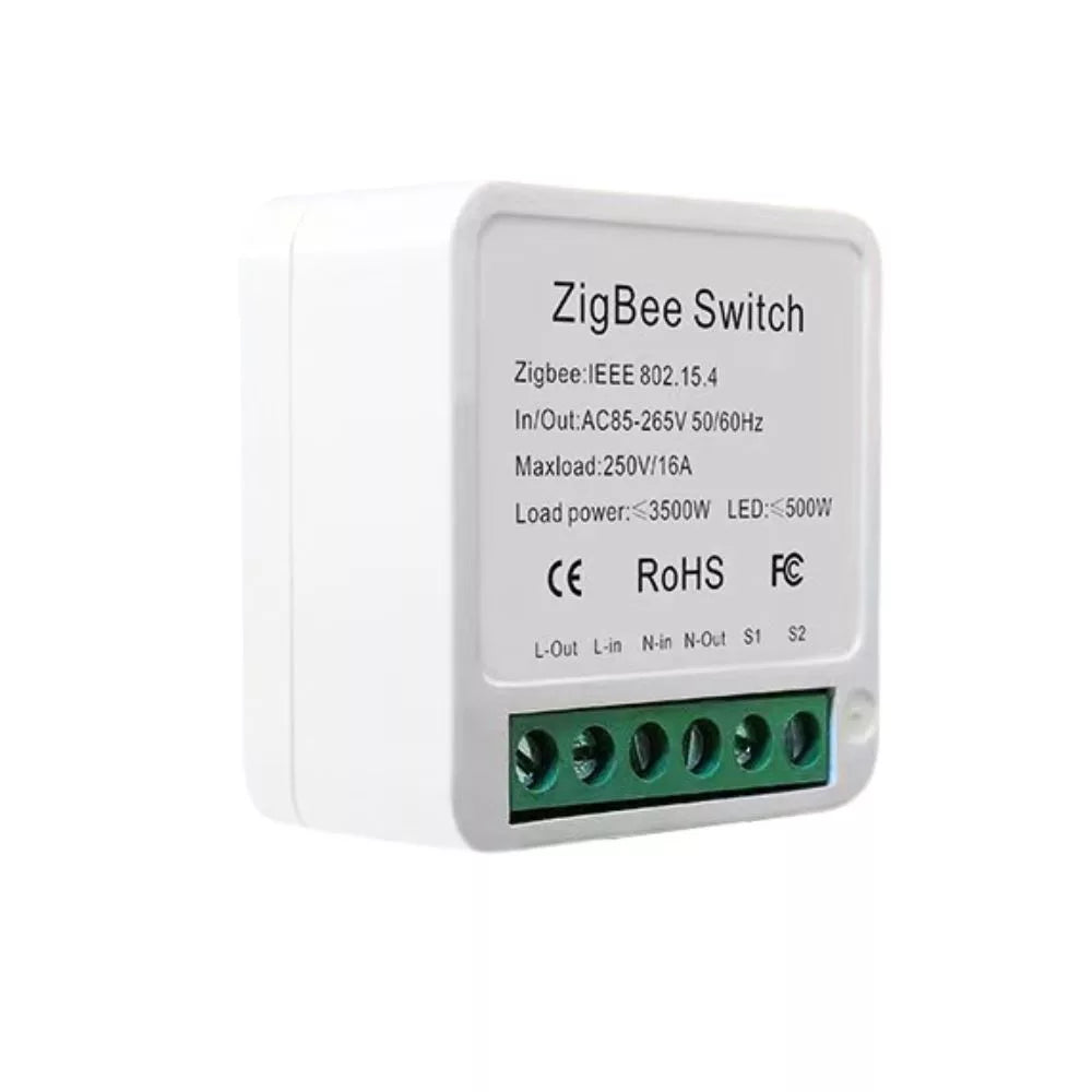 SmartWise Mini ZB (Zigbee 3.0) smart relay module (16A)