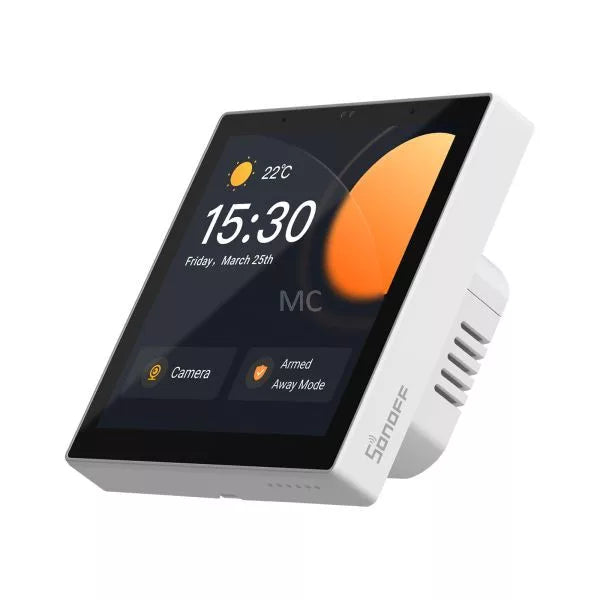 SONOFF NSPanel Pro smart home control painel (com Zigbee and eWeLink-Remote Bluetooth hub), com branco frame
