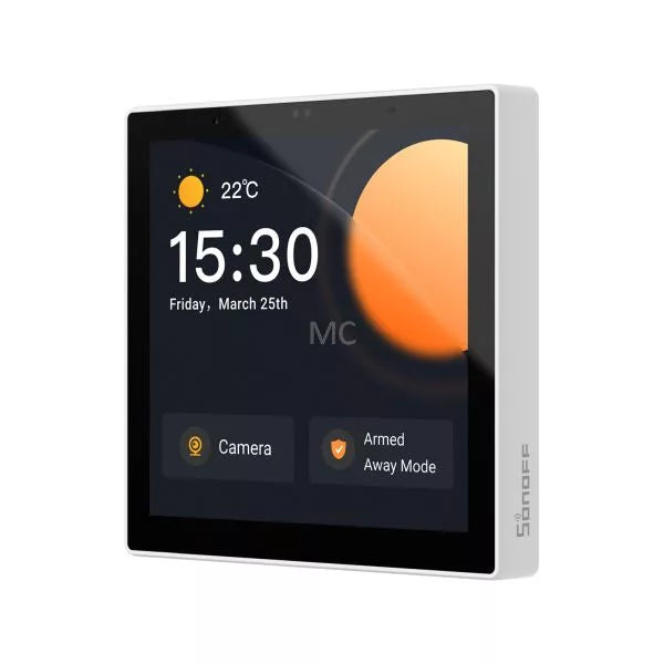SONOFF NSPanel Pro smart home control painel (com Zigbee and eWeLink-Remote Bluetooth hub), com branco frame