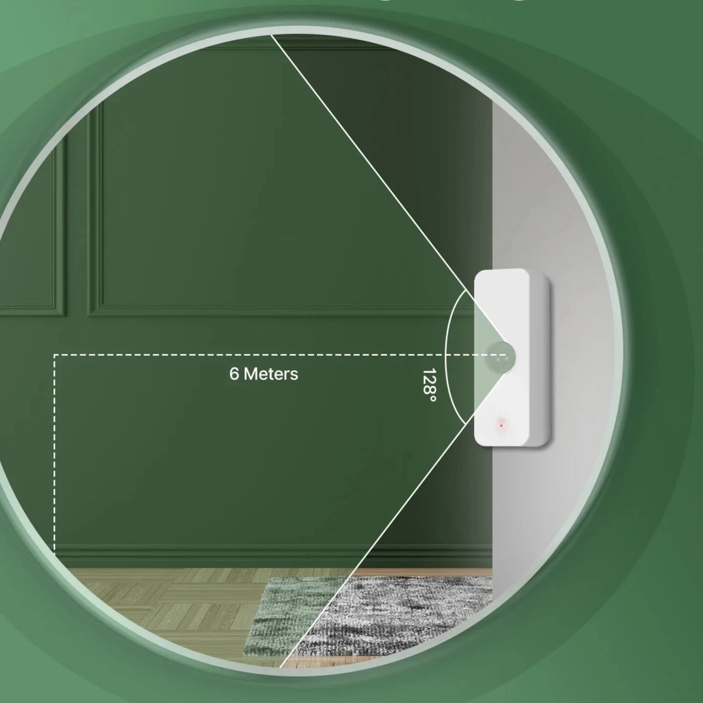 Sensor de movimento zigbee Moes