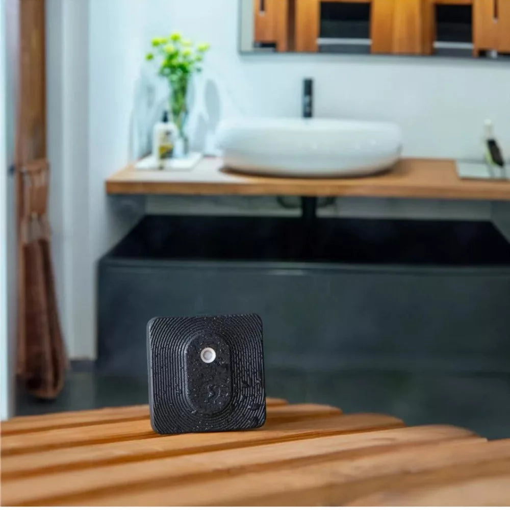 Shelly Parede Display Wi-Fi + Bluetooth touch screen parede switch and control painel (preto) + BLU H&T sensor