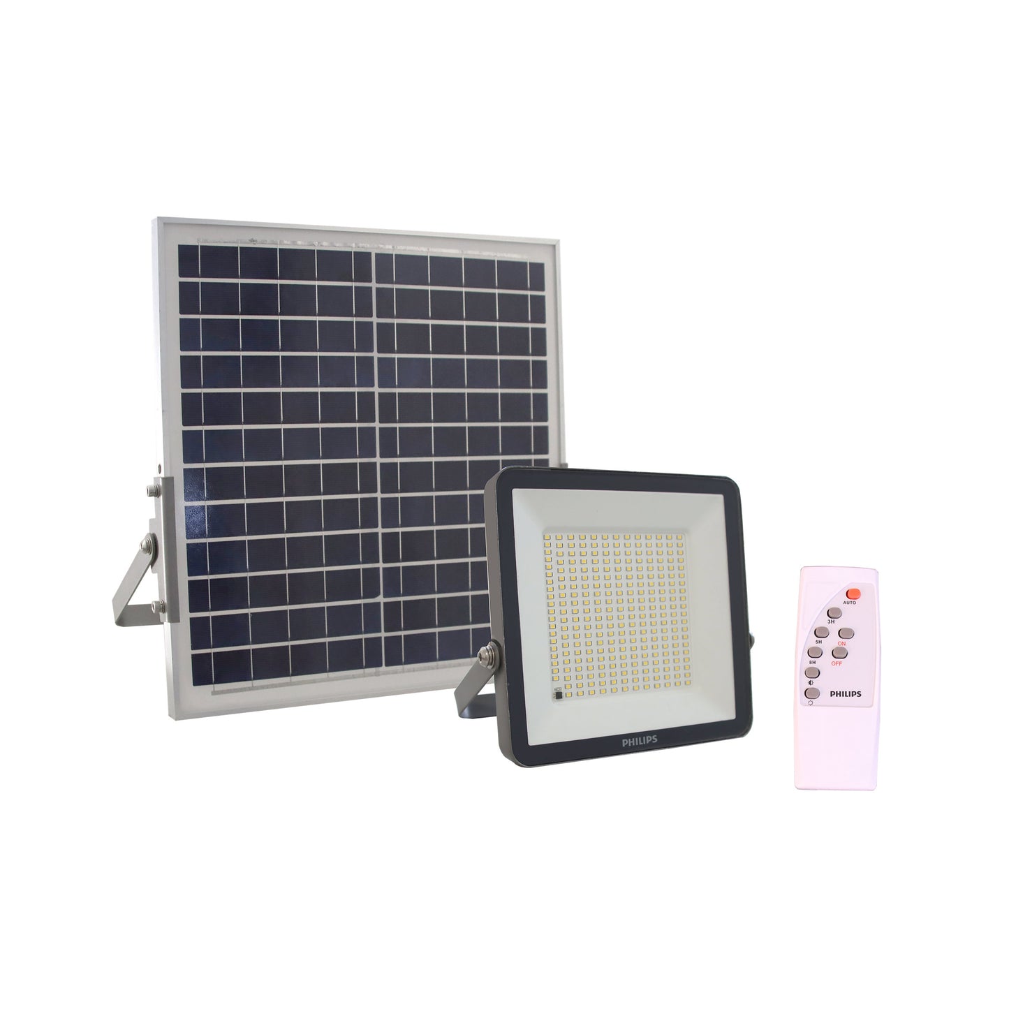 Focos solares Ledinaire, 13 W, 1820 lm, 4000 K, CRI80, Controlo remoto por IV, Simétrica, IP65