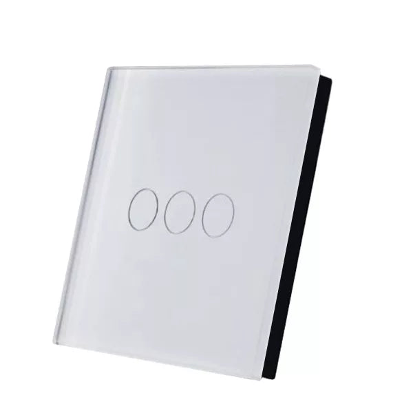 SmartWise TEREM3W Bluetooth (eWeLink-Remote) wireless touch switch, branco, 3 button