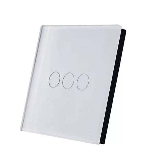 SmartWise TEREM3W Bluetooth (eWeLink-Remote) wireless touch switch, branco, 3 button
