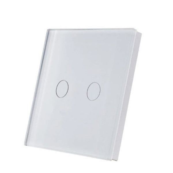 SmartWise TEREM2W Bluetooth (eWeLink-Remote) wireless touch switch, branco, 2 button