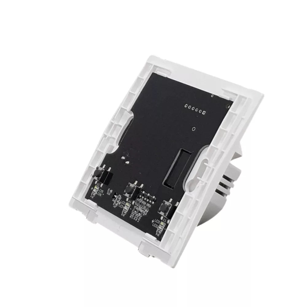 SmartWise B63 UNI Zigbee 3.0 + RF, 3-gang smart parede switch com universal wiring and physical push-button, SEM FRONT PAINEL