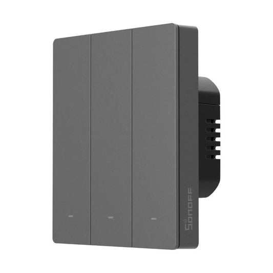 SONOFF SwitchMan M5 Wi-Fi / Matter smart parede switch, 3-gang, modular version, (new) gray (M5-3C-80M)