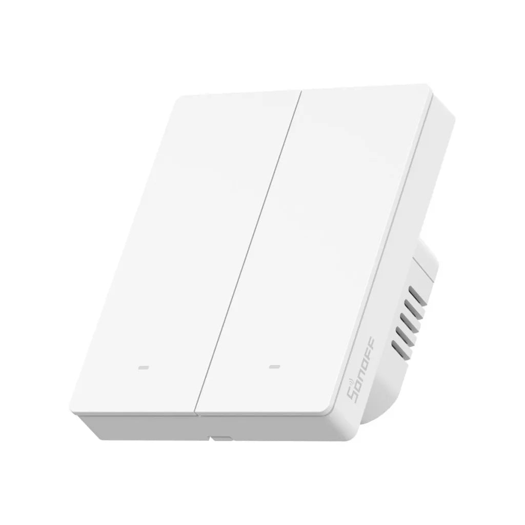 SONOFF SwitchMan M5 Wi-Fi / Matter smart parede switch, 2-gang, modular version, branco (M5-2C-80W)