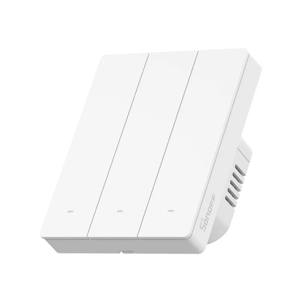 SONOFF SwitchMan M5 Wi-Fi / Matter smart parede switch, 3-gang, modular version, branco (M5-3C-80W)