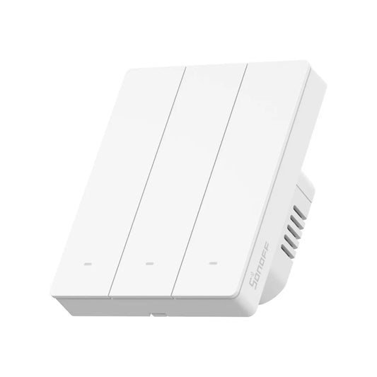 SONOFF SwitchMan M5 Wi-Fi / Matter smart parede switch, 3-gang, modular version, branco (M5-3C-80W)