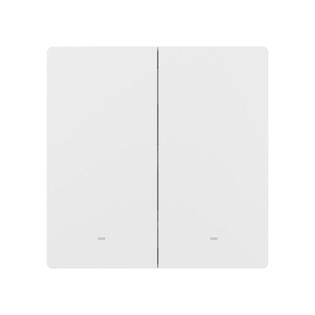 SONOFF SwitchMan M5 Wi-Fi / Matter smart parede switch, 2-gang, standalone version, branco (M5-2C-86W)