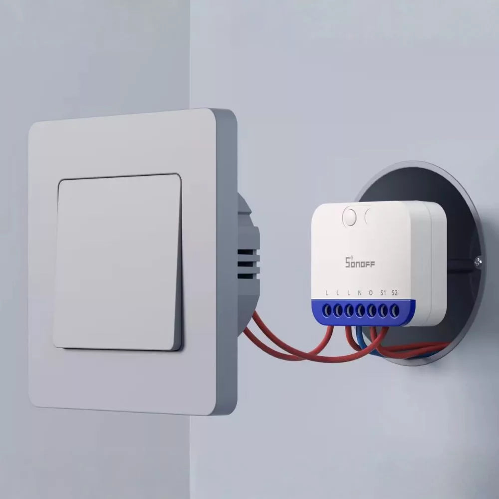 Sonoff MINI-DIM Matter Over Wi-Fi Dimmer Switch – dimmer module com power meter, Matter, Wi-Fi
