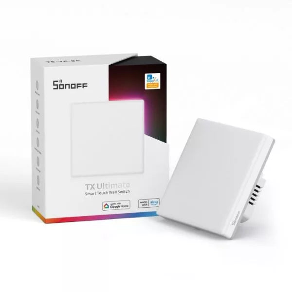 Sonoff TX Ultimate T5 EU 1C 1-gang smart WiFi + eWeLink-Remote (Bluetooth) parede touch light switch