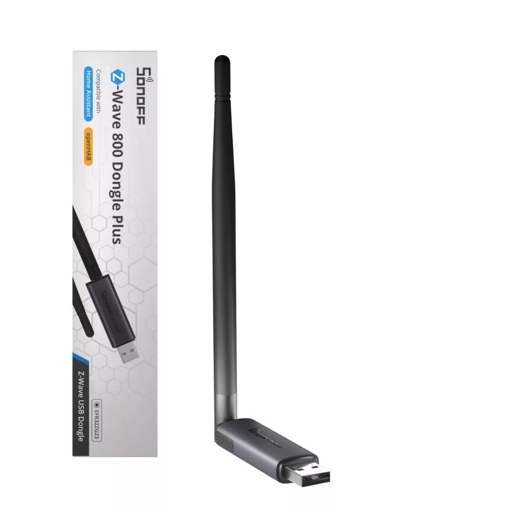 SONOFF Z-Wave 800 Dongle Plus – Z-Wave USB controller, LR, grey (Dongle-PZG23)