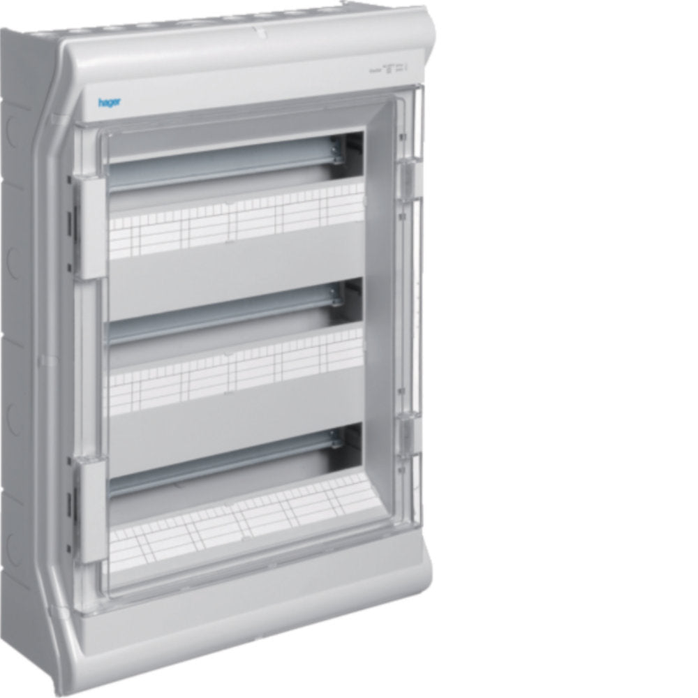 Quadro estanque IP55 3 filas 54M hager VE318F