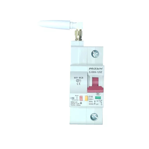 WDYK MCB 10A 1P Wi-Fi Smart Mini Circuit Breaker (10A, 1P)