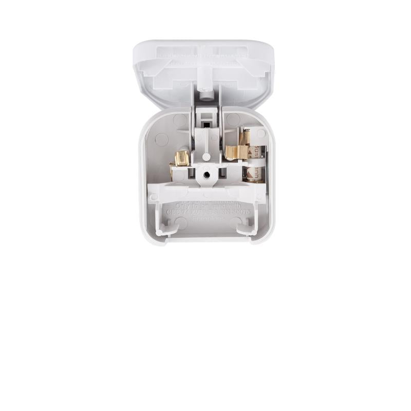 Adaptador Tomada Plana Tipo C a Tomada Tipo G (UK)