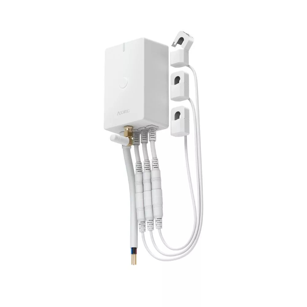 Aeotec Home Energy Meter 8 – Energy meter, three‑phase, com 3 x 60A current transformers, Z‑Wave 800 (ZWA046C3A60)