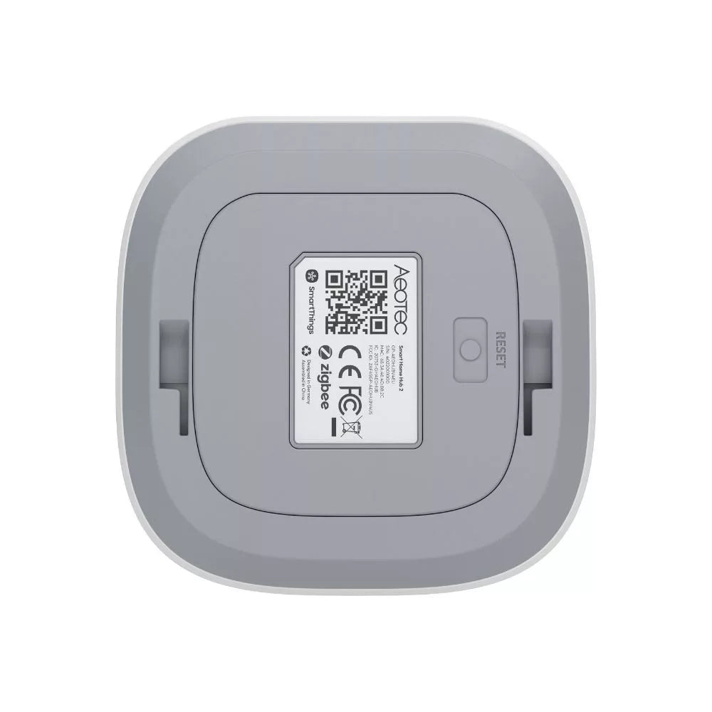 Aeotec Smart Home Hub 2, a SmartThings hub com Zigbee, Thread, Ethernet, Wi-Fi and Bluetooth