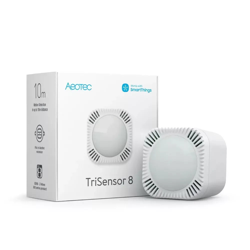 Aeotec TriSensor 8 - 3-in-1 sensor (temperature + motion + light intensity ), Z-Wave 800 series (ZWA045-C)