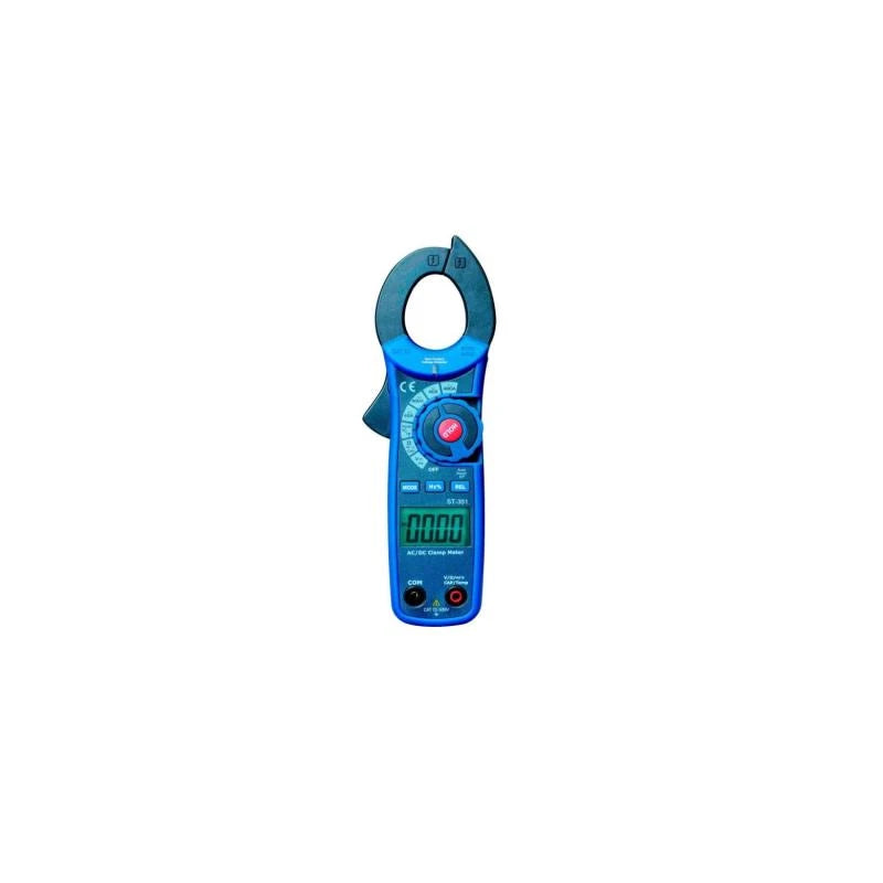 Alicate Amperímetro Digital Profissional 600V AC/DC 40-400A AC/DC Mordaza Ø 30 mm