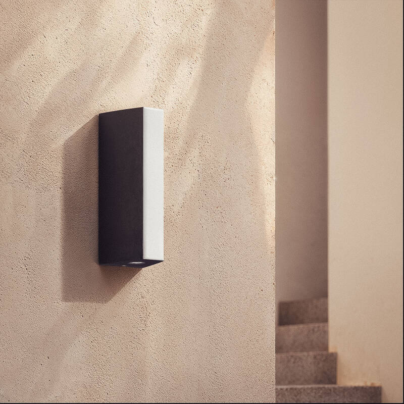 Aplique de Parede Exterior LED Alumínio Iluminação Dupla Hisar