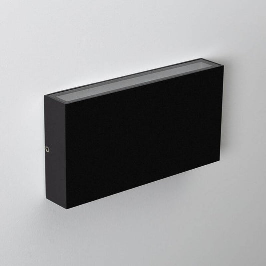 Aplique de Parede Exterior LED 12W CCT, Iluminação Dupla Face, Alumínio, Retangular, Luming II