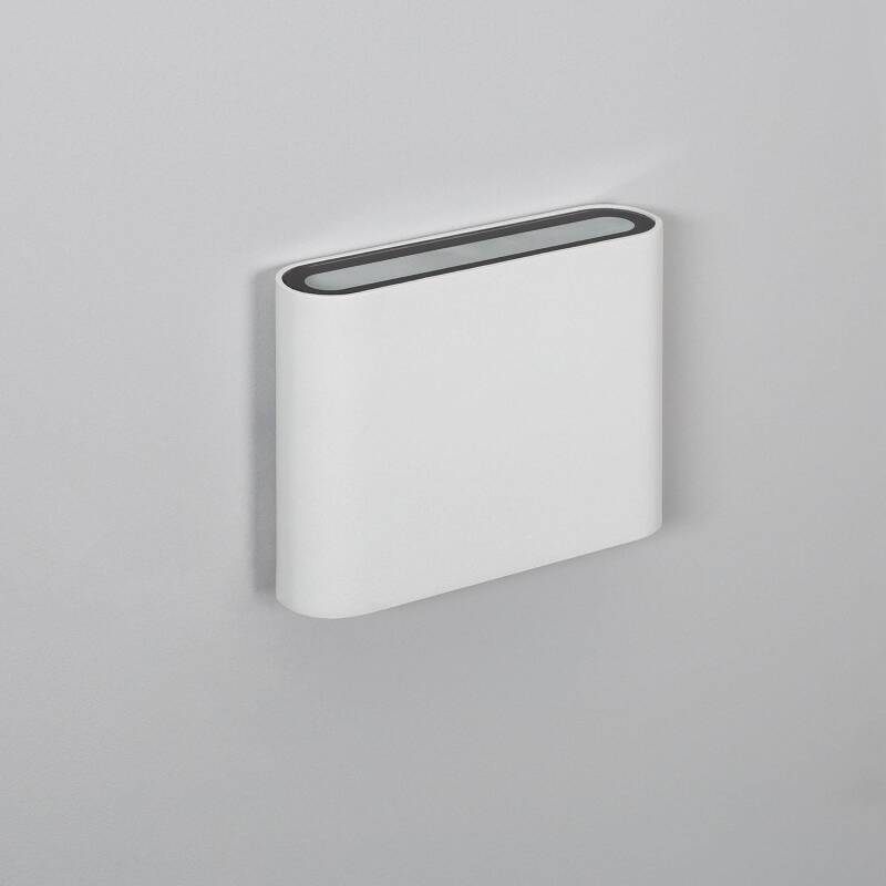 Aplique de Parede Exterior LED 6W CCT Iluminação Dupla Face Quadrada Luming
