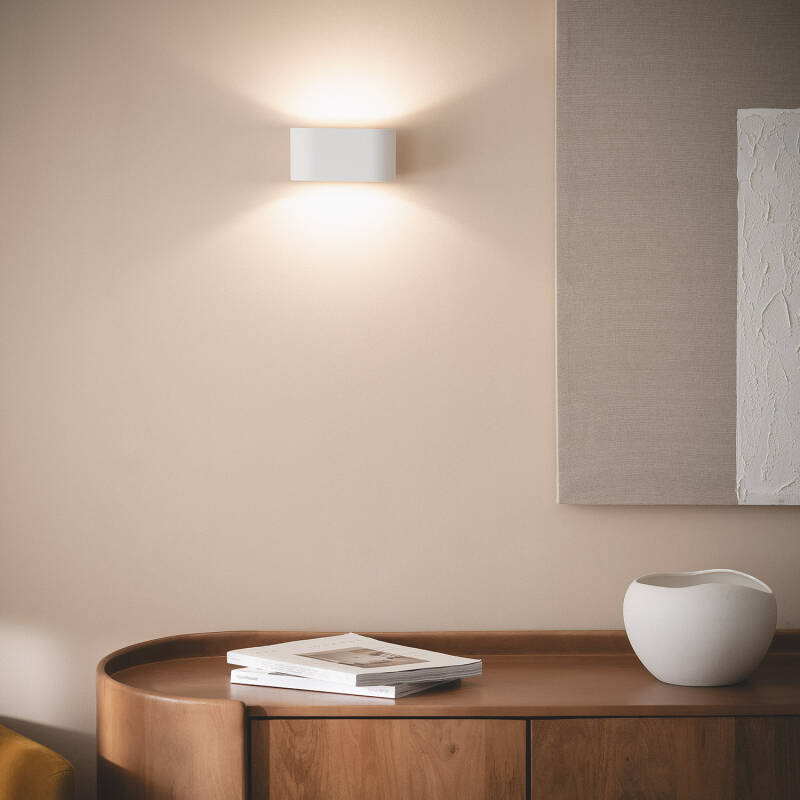 Aplique de Parede de Gesso Iluminação de Dupla Face Merton