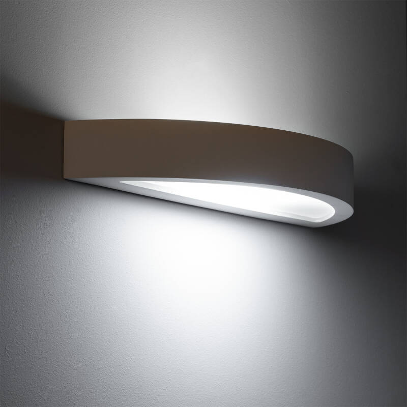 Aplique de Parede de Gesso Iluminação Dupla Upinde