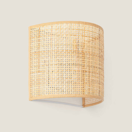 Aplique de Parede de Rattan Baracoa Nusu