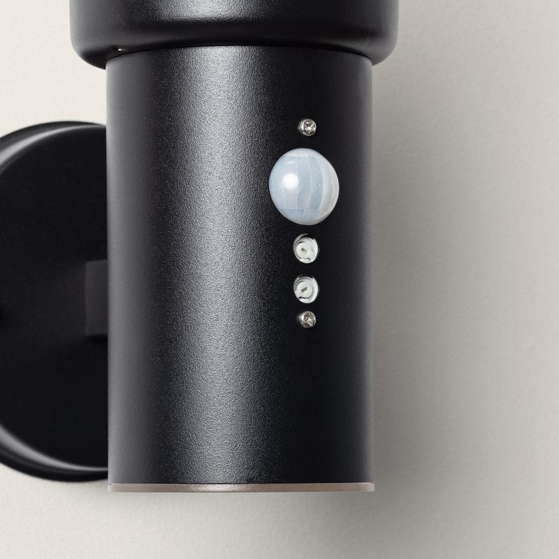 Aplique de Parede Exterior Aço Inoxidável com Sensor PIR Optic