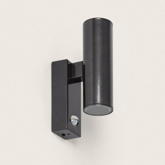 Aplique de parede exterior em alumínio com sensor PIR Pimlico