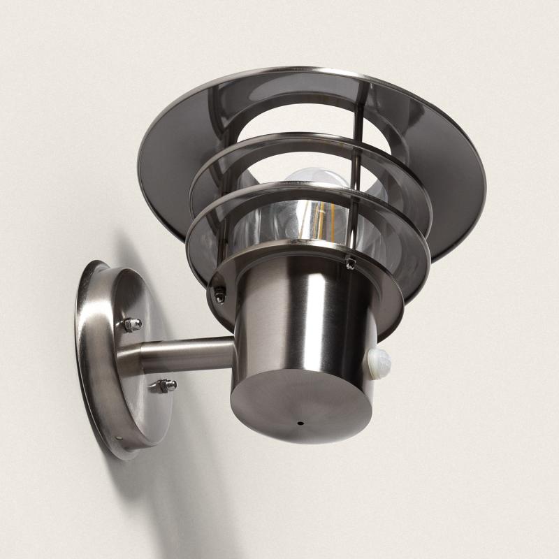Aplique de Parede Exterior Aço Inoxidável Stage com Sensor PIR