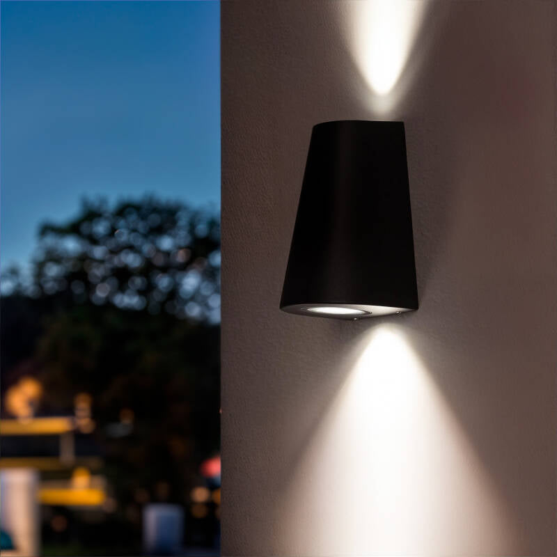 Aplique de Parede Exterior Alumínio Iluminação Dupla Magna Design