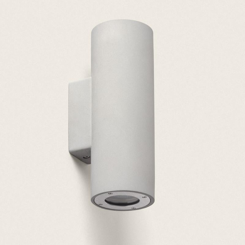 Aplique de Parede Exterior Cimento Iluminação DuplaBanjar Rond II