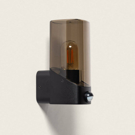 Aplique de Parede Exterior com Sensor PIR em Alumínio Pell