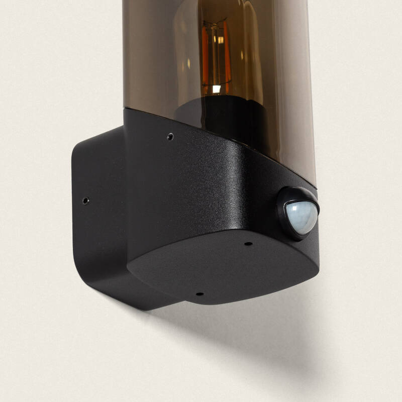 Aplique de Parede Exterior com Sensor PIR em Alumínio Pell