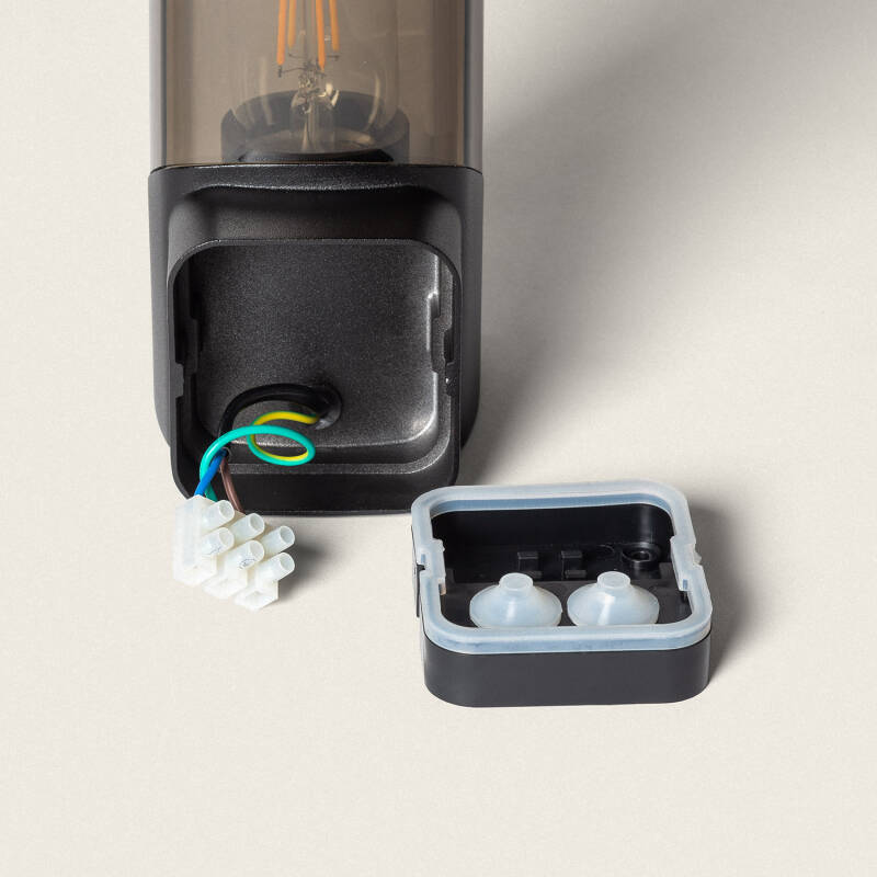 Aplique de Parede Exterior com Sensor PIR em Alumínio Pell