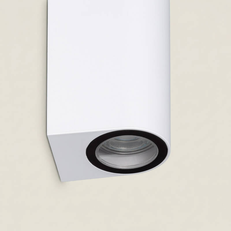 Aplique de Parede Exterior Iluminação Dupla Gala Branco