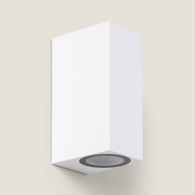 Aplique de Parede Exterior Iluminação Dupla Miseno Branco