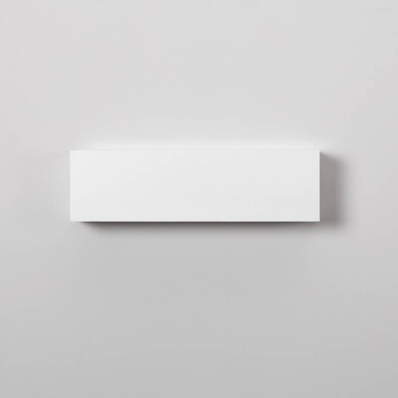 Aplique de Parede Exterior LED 10W em Alumínio, Iluminação Dupla Face, Retangular, Branco Lena
