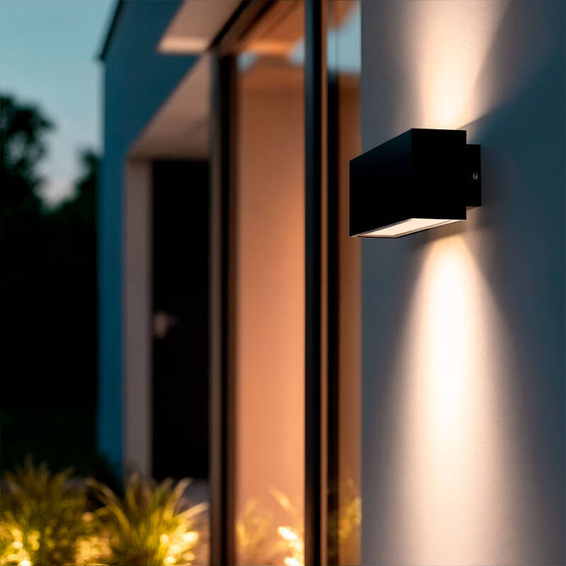 Aplique de Parede Exterior LED 11W Alumínio Iluminação Dupla Carinae