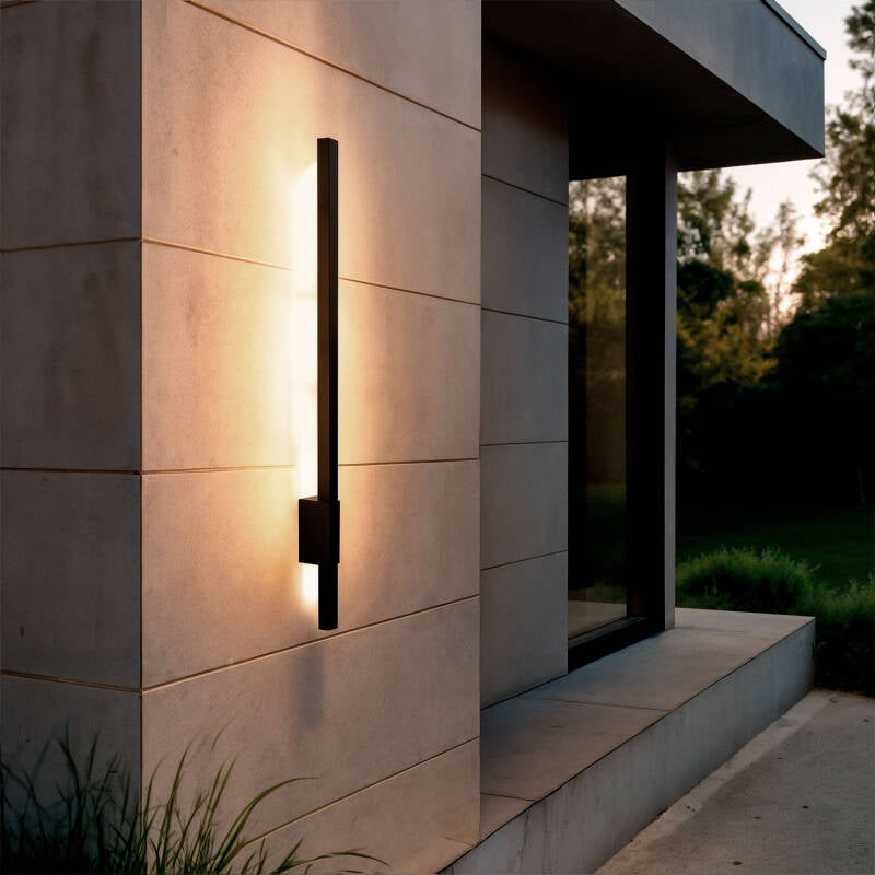 Aplique de Parede Exterior LED 12W 80cm Alumínio Milen