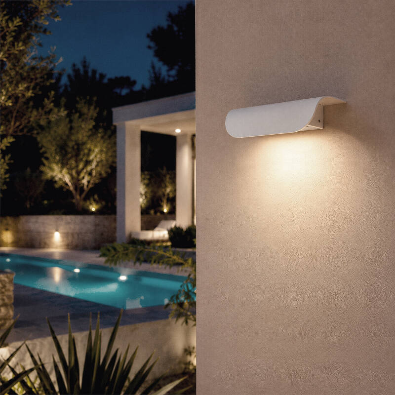 Aplique de Parede Exterior LED 12W Alumínio Agerato