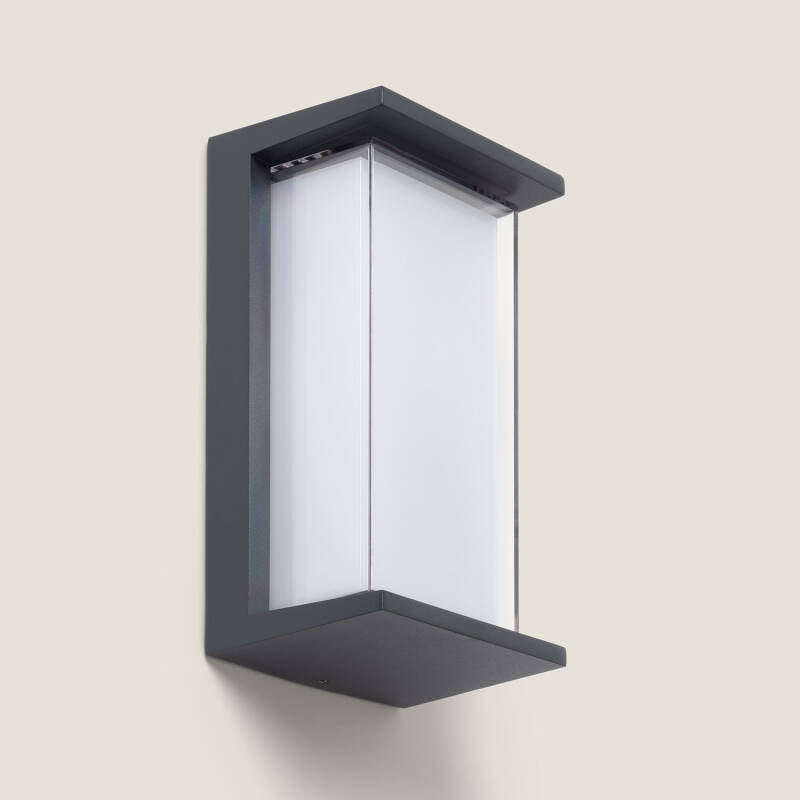 Aplique de Parede Exterior LED 12W Alumínio CCT Seleccionável Duplo Difusor Arelien 180º