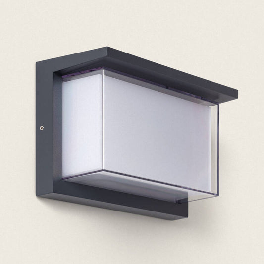 Aplique de Parede Exterior LED 12W Alumínio CCT Seleccionável Duplo Difusor Valorian