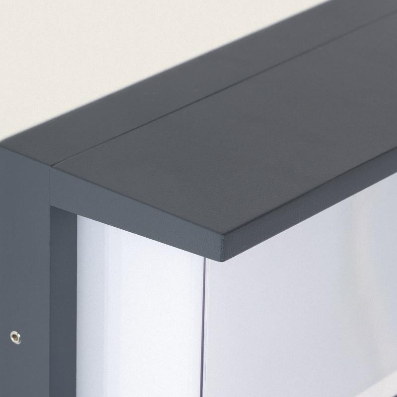Aplique de Parede Exterior LED 12W Alumínio CCT Seleccionável Duplo Difusor Valorian